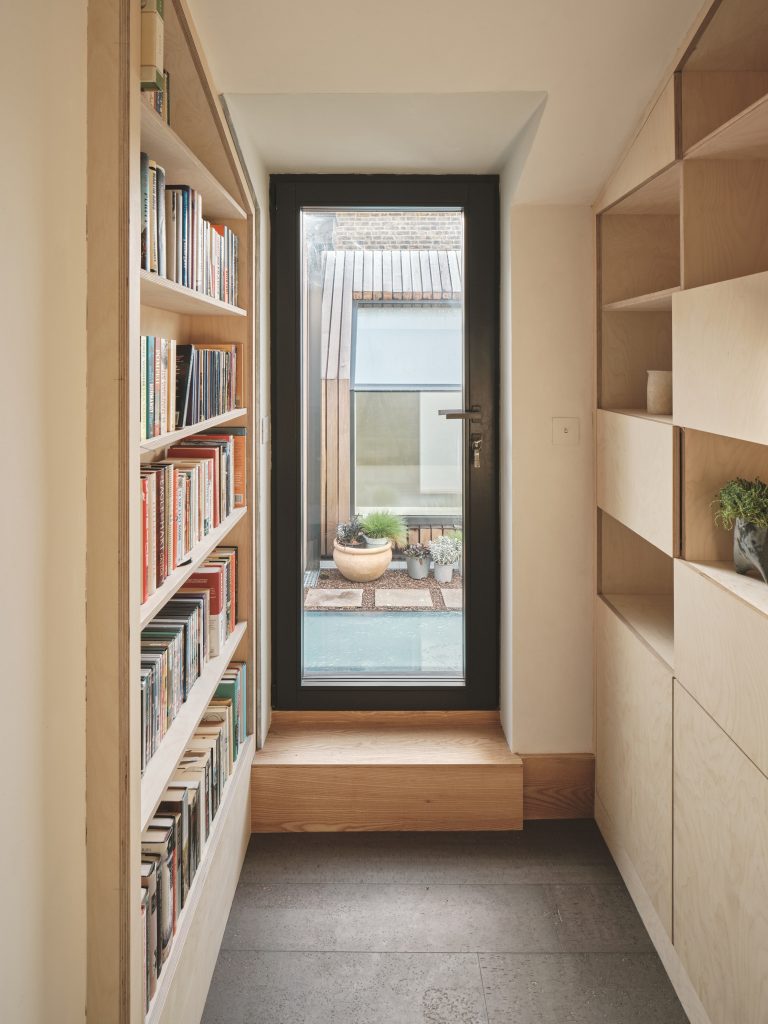 triple glazed timber balcony door Eterno